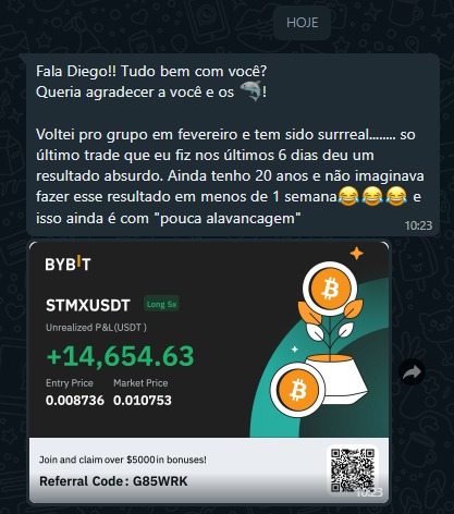 Depoimento de aluno 2 — Grupo dos Tubarões